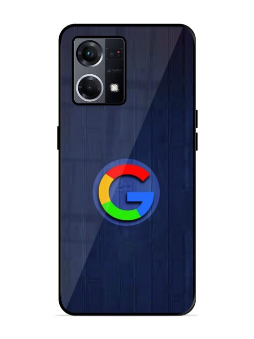 Google Logo Printed Glossy Metal TPU Phone Cover for Oppo F21S Pro (4G) Zapvi