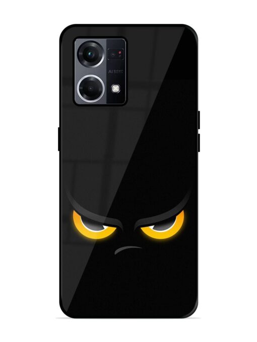 Scary Yellow Eye Glossy Metal TPU Phone Cover for Oppo F21S Pro (4G) Zapvi