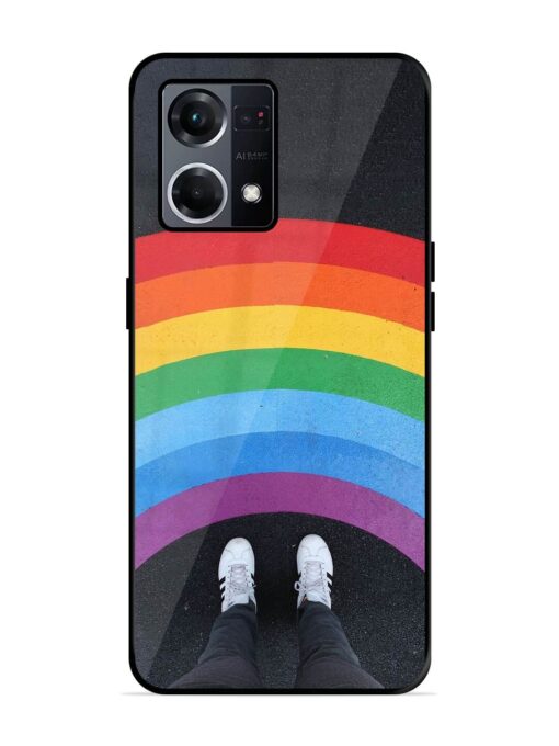 Legs Rainbow Glossy Metal TPU Phone Cover for Oppo F21S Pro (4G) Zapvi