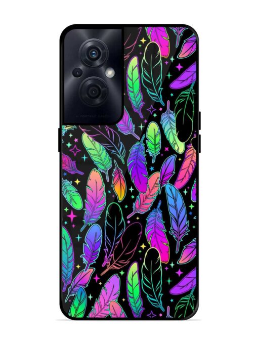 Bright Multi Colored Seamless Glossy Metal Phone Cover for Oppo F21S Pro (5G) Zapvi