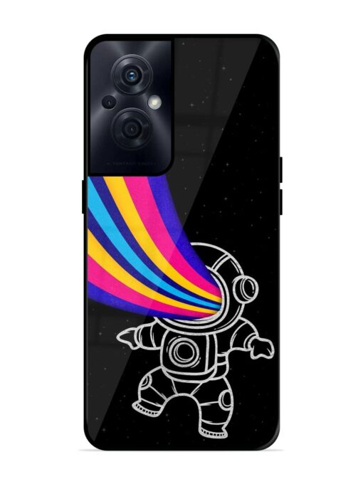 Astronaut Glossy Metal TPU Phone Cover for Oppo F21S Pro (5G) Zapvi