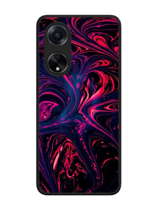 Abstract Background Glossy Metal Phone Cover for Oppo F23 (5G) Zapvi