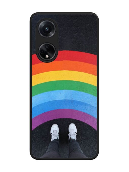 Legs Rainbow Glossy Metal TPU Phone Cover for Oppo F23 (5G) Zapvi