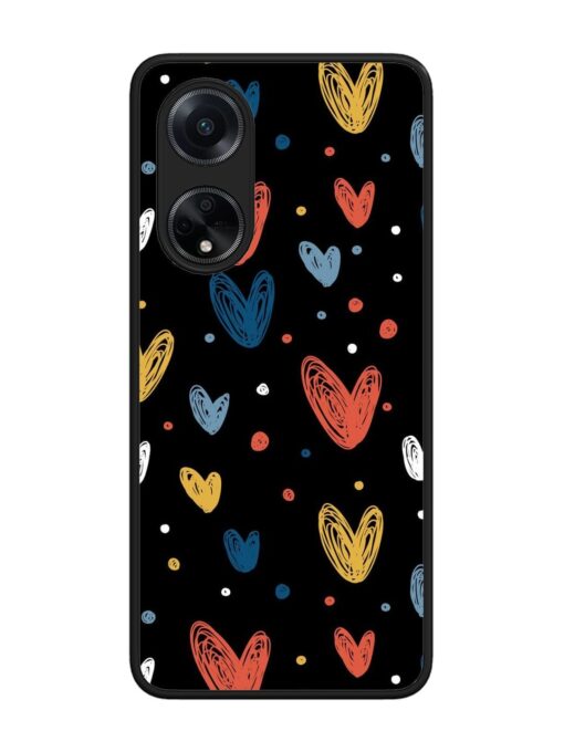 Happy Valentines Day Glossy Metal TPU Phone Cover for Oppo F23 (5G)