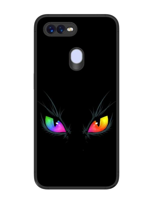 Cat Eyes Glossy Metal Phone Cover for Oppo F9 Zapvi