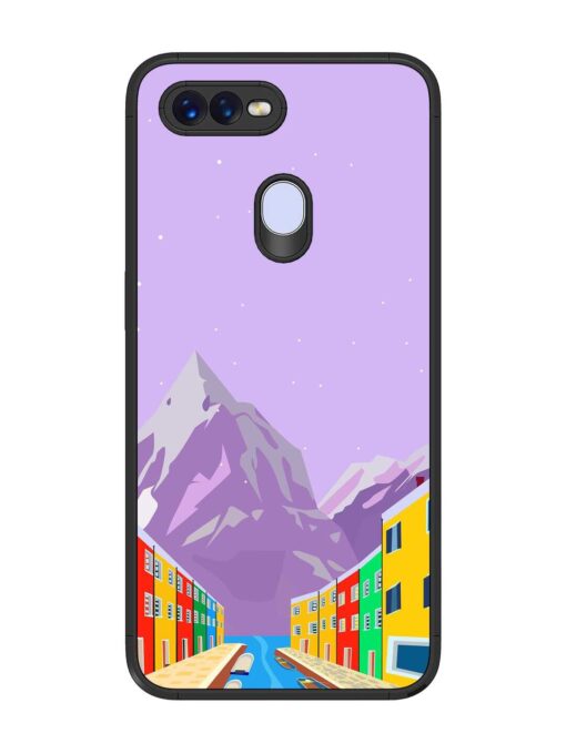 Venice City Illustration Glossy Metal Phone Cover for Oppo F9 Zapvi