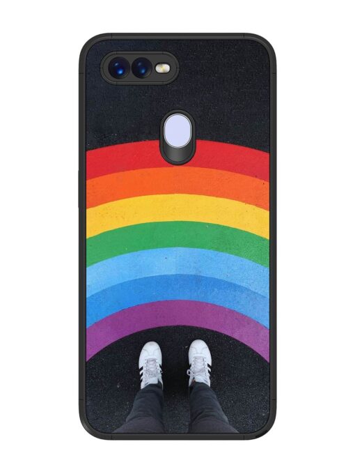 Legs Rainbow Glossy Metal TPU Phone Cover for Oppo F9 Zapvi