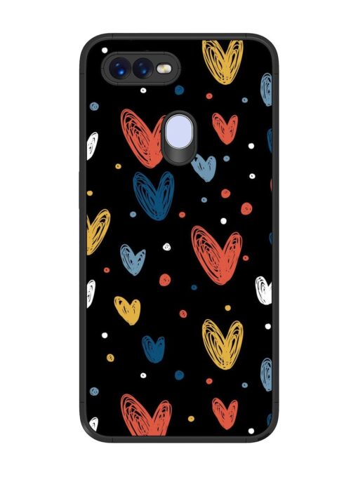 Happy Valentines Day Glossy Metal TPU Phone Cover for Oppo F9 Zapvi