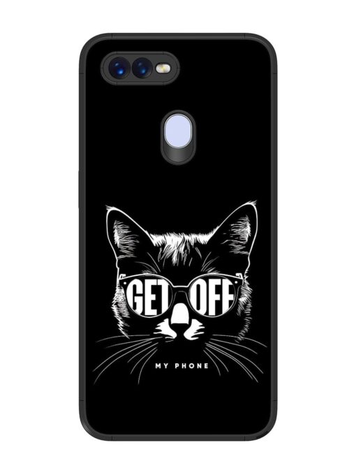 Get Off Glossy Metal TPU Phone Cover for Oppo F9 Zapvi