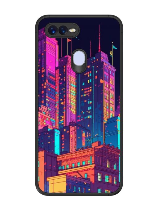 City View Glossy Metal Phone Cover for Oppo F9 Zapvi