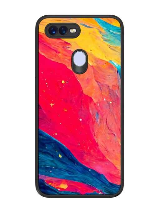 Starry Night Glossy Metal Phone Cover for Oppo F9