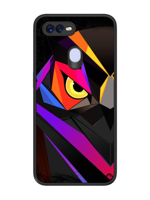 Wpap Owl Glossy Metal Phone Cover for Oppo F9