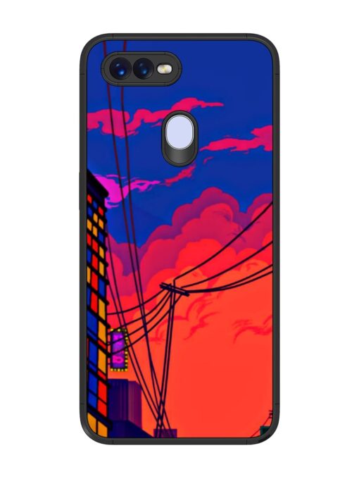 Sky At Morning Glossy Metal Phone Cover for Oppo F9 Pro Zapvi