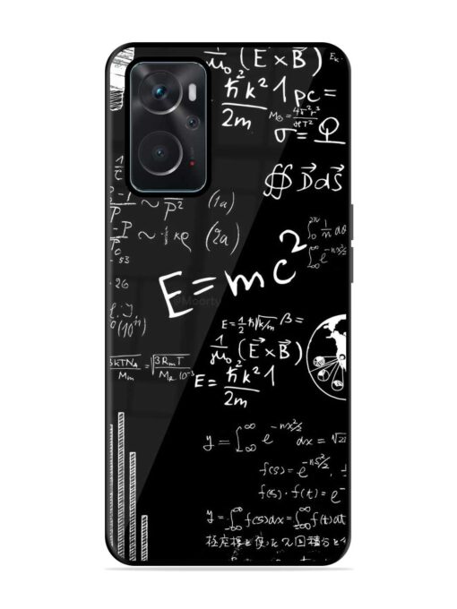 E=Mc2 Mass?Energy Equivalence Glossy Metal Phone Cover for Oppo K10 (4G) Zapvi