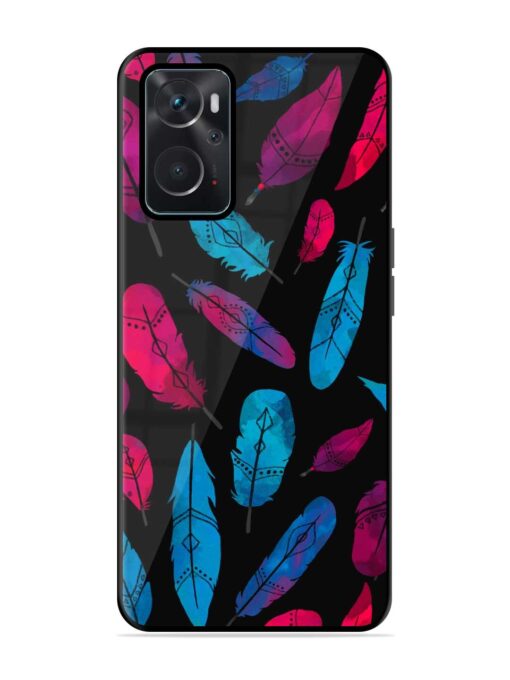 Feather Art Glossy Metal Phone Cover for Oppo K10 (4G) Zapvi