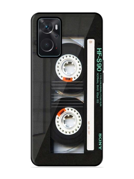 Sony Hf-S90 Cassette Glossy Metal Phone Cover for Oppo K10 (4G) Zapvi