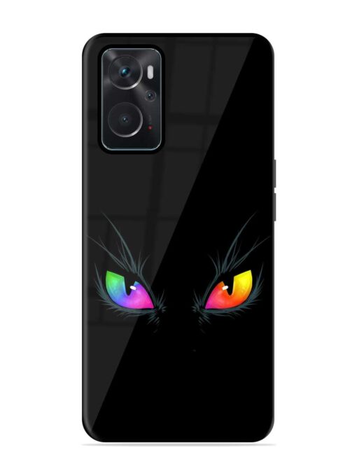 Cat Eyes Glossy Metal Phone Cover for Oppo K10 (4G) Zapvi