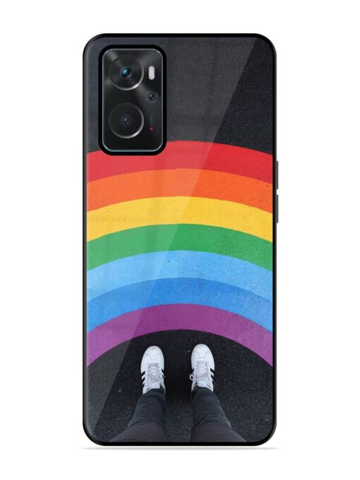 Legs Rainbow Glossy Metal TPU Phone Cover for Oppo K10 (4G) Zapvi