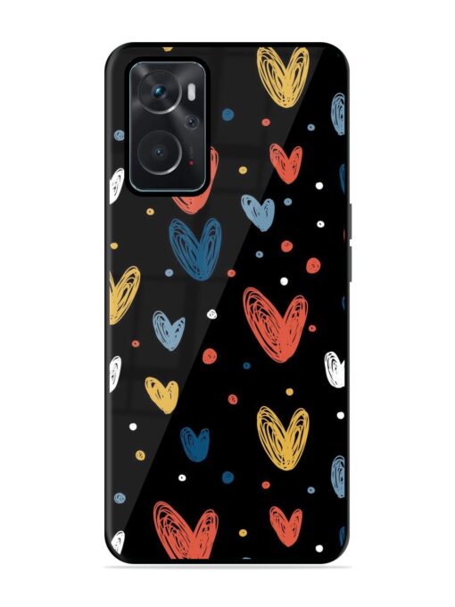 Happy Valentines Day Glossy Metal TPU Phone Cover for Oppo K10 (4G) Zapvi