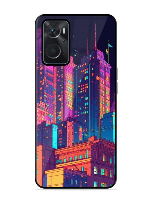 City View Glossy Metal Phone Cover for Oppo K10 (4G) Zapvi