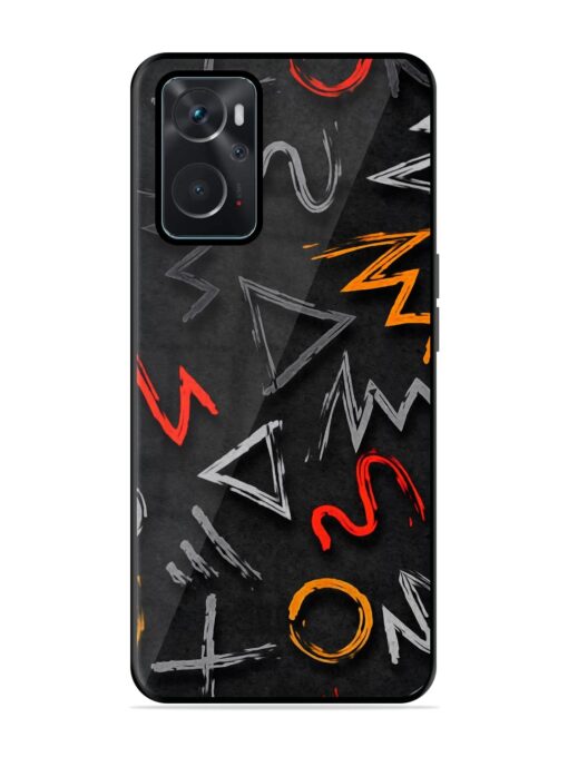 Grungy Graffiti Glossy Metal Phone Cover for Oppo K10 (4G) Zapvi