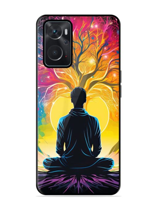 Mind Colourful Glossy Metal Phone Cover for Oppo K10 (4G) Zapvi