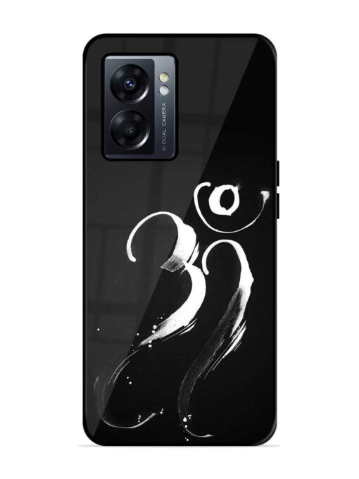 Om Logo Glossy Metal Phone Cover for Oppo K10 (5G) Zapvi