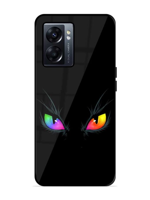 Cat Eyes Glossy Metal Phone Cover for Oppo K10 (5G) Zapvi