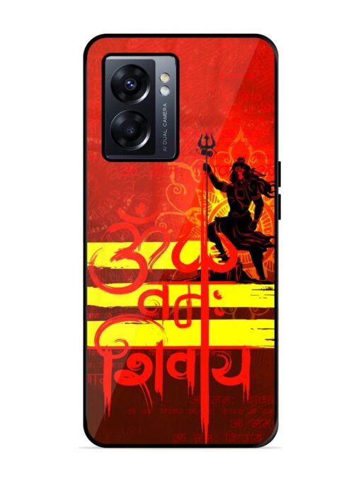 Illustration Lord Shiva Glossy Metal TPU Phone Cover for Oppo K10 (5G) Zapvi