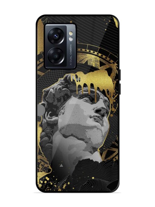 Roman Face Glossy Metal Phone Cover for Oppo K10 (5G)