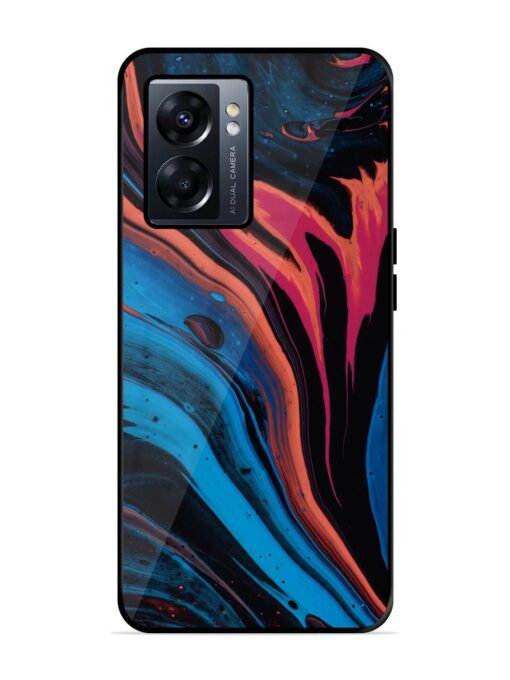 Liquefied Art Glossy Metal TPU Phone Cover for Oppo K10 (5G) Zapvi