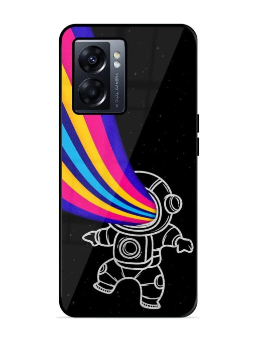 Astronaut Glossy Metal TPU Phone Cover for Oppo K10 (5G) Zapvi