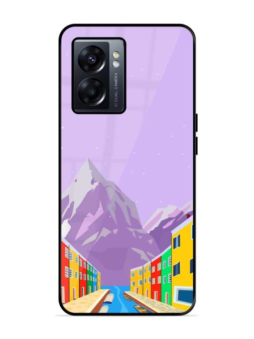 Venice City Illustration Glossy Metal Phone Cover for Oppo K10 (5G) Zapvi