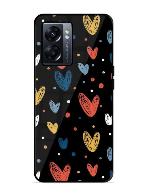 Happy Valentines Day Glossy Metal TPU Phone Cover for Oppo K10 (5G) Zapvi