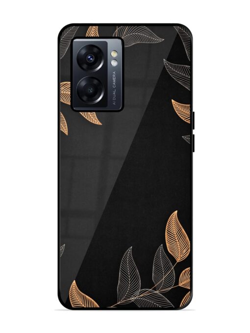 Foliage Art Glossy Metal Phone Cover for Oppo K10 (5G) Zapvi