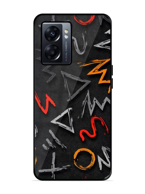 Grungy Graffiti Glossy Metal Phone Cover for Oppo K10 (5G) Zapvi