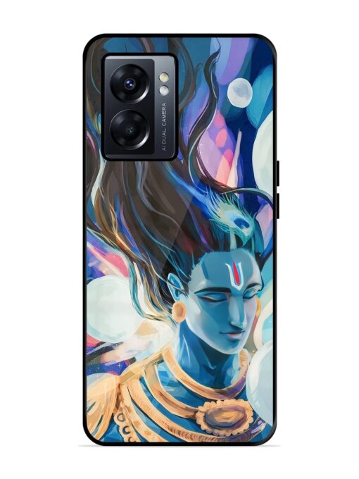 Bhagwan Sri Krishna Glossy Metal Phone Cover for Oppo K10 (5G) Zapvi