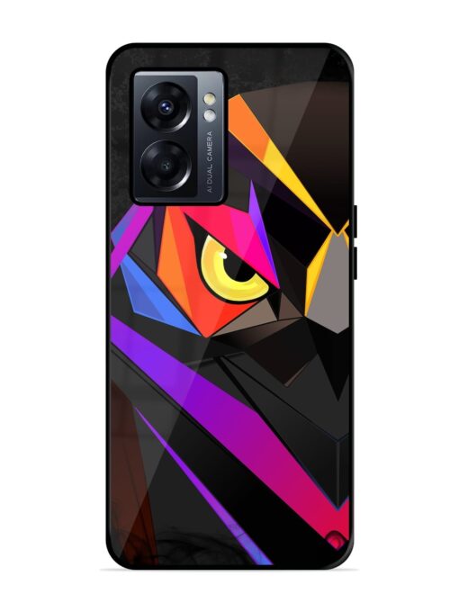 Wpap Owl Glossy Metal Phone Cover for Oppo K10 (5G)