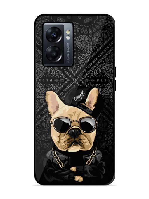 Gangsta Cool Sunmetales Dog Glossy Metal Phone Cover for Oppo K10 (5G) Zapvi