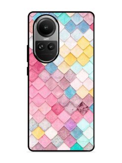 Fondos De Pantalla Glossy Metal Phone Cover for Oppo Reno 10 (5G)