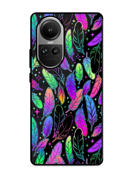 Bright Multi Colored Seamless Glossy Metal Phone Cover for Oppo Reno 10 (5G) Zapvi