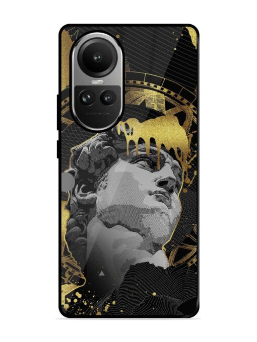 Roman Face Glossy Metal Phone Cover for Oppo Reno 10 (5G) Zapvi