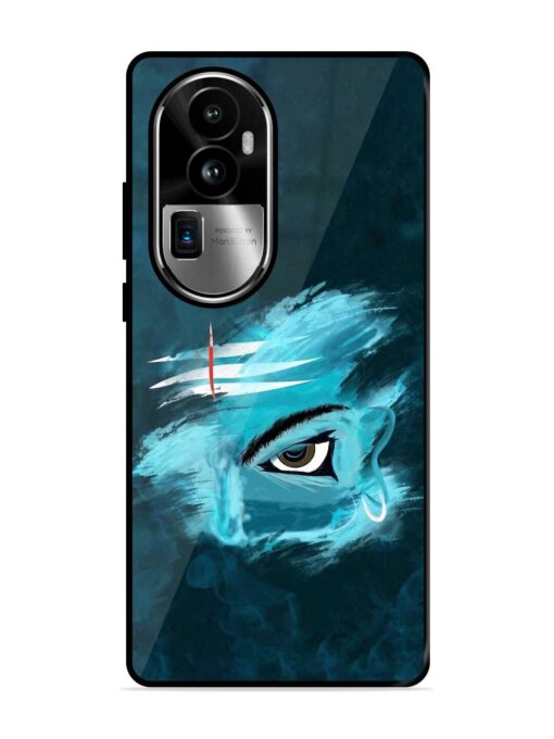 Lord Shiva Glossy Metal Phone Cover for Oppo Reno 10 Pro Plus (5G) Zapvi