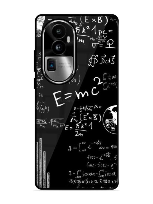 E=Mc2 Mass?Energy Equivalence Glossy Metal Phone Cover for Oppo Reno 10 Pro Plus (5G) Zapvi