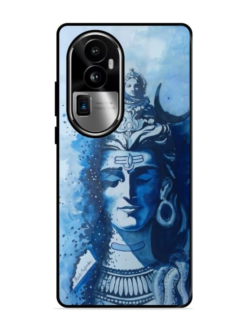 Shiv Art Glossy Metal Phone Cover for Oppo Reno 10 Pro Plus (5G) Zapvi