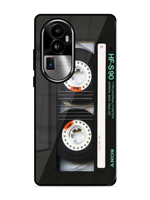 Sony Hf-S90 Cassette Glossy Metal Phone Cover for Oppo Reno 10 Pro Plus (5G)