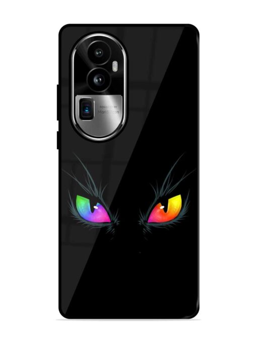 Cat Eyes Glossy Metal Phone Cover for Oppo Reno 10 Pro Plus (5G)