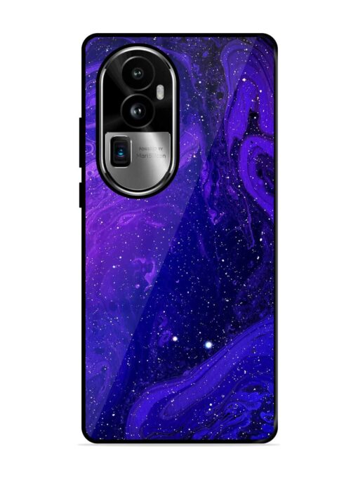 Galaxy Acrylic Abstract Art Glossy Metal Phone Cover for Oppo Reno 10 Pro Plus (5G) Zapvi