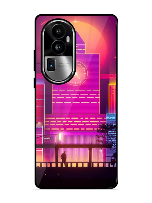 Clock Tower Glossy Metal TPU Phone Cover for Oppo Reno 10 Pro Plus (5G) Zapvi