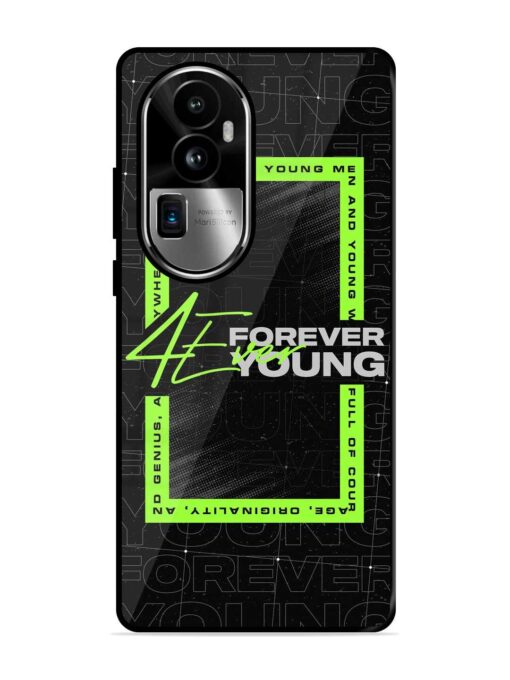 Forever Young Glossy Metal Phone Cover for Oppo Reno 10 Pro Plus (5G)